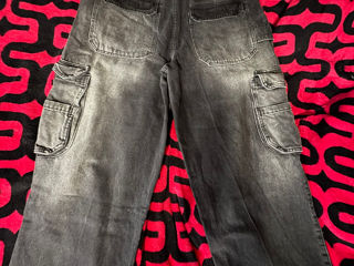 Bershka cargo baggy denim foto 2