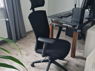 Кресло ergostyle-720s с изменяемым углом наклона, black , black б/у