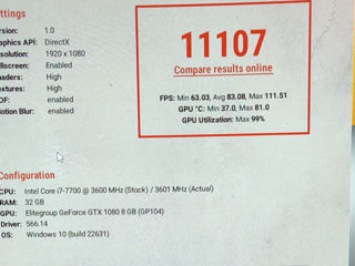 Intel Core i7 7700 + GTX 1080 foto 5