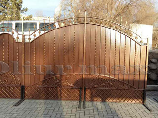 Козырьки, заборы,ворота,  решётки, металлические двери  , другие изделия из металла. foto 10