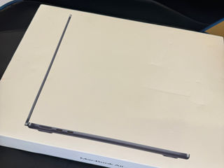 MacBook Air 13.6 M3 2024 256gb Midnight Sigilat Original Garantie Apple foto 1