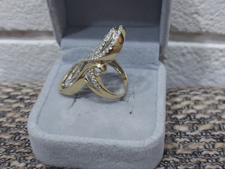 Женское золотое кольцо 585 пробы.Inel din aur 585 foto 4