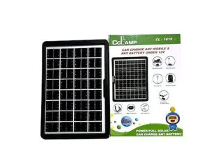 Panou solar portabil CcLamp CL-1615 Panou solar cu incarcare solara 15W Descriere Panou solar portab foto 5