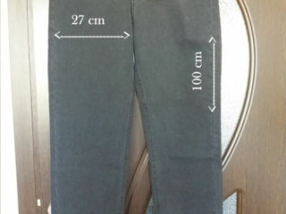 Nou! Blugi drepti, talie inalta, 100% cotton, marimea 28, 550 lei, sec. Ciocana foto 7
