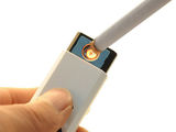 Зажигалки USB,принцип автоприкуривателя, в наличии черного, синего и белого цвета - 85 лей за штуку foto 2