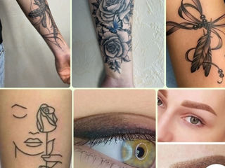 Tatuarea sprincenelor, buzelor şi săgeţi la ochi. tatuaje pe corp. Predau cursuri de tatuaje фото 10