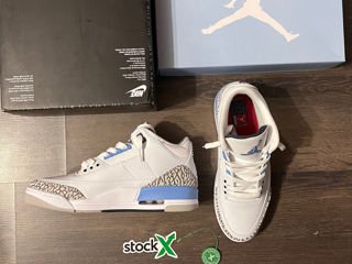 Air jordan 3 north carolina blue