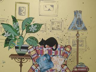 Художник /pictor /художественная роспись стен в интерьере /grafiti/ picturi pe pereti foto 9