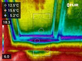 Scanare termică (termografie)a clădirilor si zonelor cu pierderi de căldură, infiltrații de aer rece foto 11