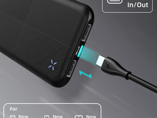 Power Bank 10.800mah 3 USB ports USB C input/output fast charging battery foto 4