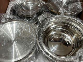 Set vase de gatit din inox foto 2