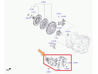 Активатор сцепления Hyundai Tucson Elantra Kia soul foto 4