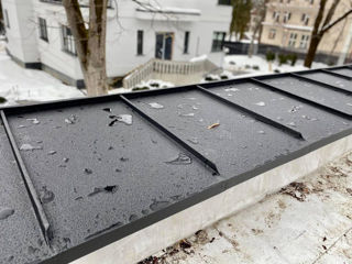 Parapet cos de fum ventilare capac gard Dublu Falt sau Click foto 2