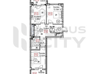 Apartament cu 2 camere, 69 m², Râșcani, Chișinău foto 3