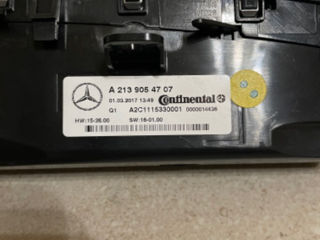 Climatronic Mercedes E-Class W213 / Управление климат-контролем Mercedes W213 A2139059003 foto 2