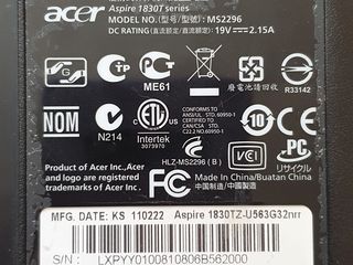 Продам Acer Aspire 1830T foto 3