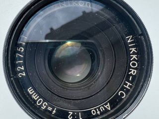 Nikon Nikkor-H C Auto 1:2 f=50mm foto 3