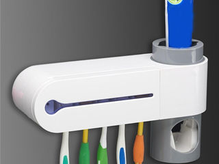 Стерилизатор зубных щеток и дозатор пасты 3 в 1! foto 4