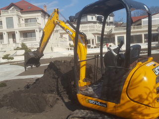 Аренда спецтехники. мини-экскаватор + самосвал / servicii de  mini excavator + basculanta. foto 1