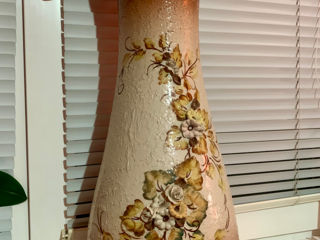 Напольная ваза в технике омбре