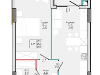 Apartament cu 1 cameră, 51 m², Centru, Călăraşi, Călărași foto 14