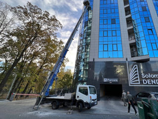 Lift mobil exterior pana la etajul 14, nacela, Мобильный лифт, Вышка foto 3