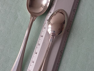 Lot compus din 12 lingurite p/u ceai si cafea argint masiv 800 , sunt noi - neutilizate  . foto 1