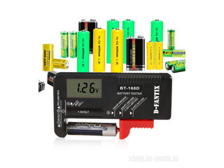 BT168D Digital Battery tester 1.5V-9V Tester digital pentru baterii. foto 8