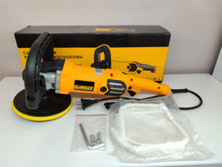 Новая полировальная машина DeWalt 1250W с регулировкой foto 2