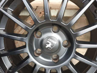 Продам отличные диски с шинами(Dunlop)  подходят на BMW  и Т5    225/60 R17 foto 4