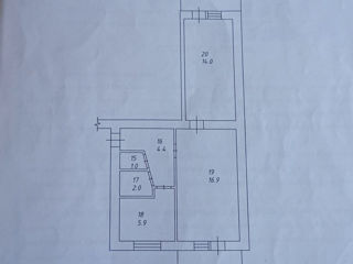 Apartament cu 2 camere, 45 m², BAM, Bălți foto 1