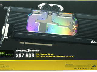 Corsair X Series XG7 RGB 20 Series GPU Water Cooper GeForce 2080Ti / LL120 RGB