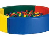 Сухой бассейн с разноцветными шариками, мягкие игровые элементы foto 5