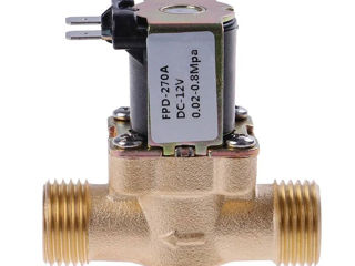 Электрический латунный электромагнитный клапан G1/2 '' DC12V foto 1