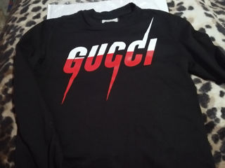 Gucci оригенал 100%.футболка с длинными рукавами и логотипом foto 8