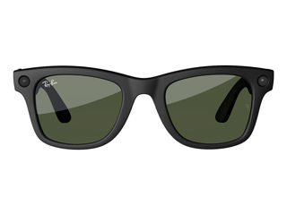 Ray-ban meta wayfarer matte black nou! ochelari inteligenti cu ai si multe alte functii! foto 5