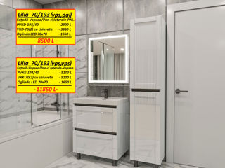 Мебель в ванную МДФ краска-глянец/мат.Фабрика.Mobilier baie MDFvopsea-lucios/mat.De la producator. фото 8