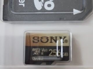 Карта памяти SONY, Micro SD XC. 256Gb. V60, C10, A2, U3. Новая foto 3