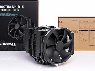 Топовый кулер для процессора noctua nh-d15 chromax black