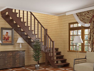 Элементы деревянных лестниц по низкой цене