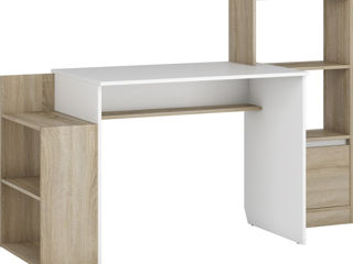 Masa de birou MG-Plus Table 2 oak sonoma/white