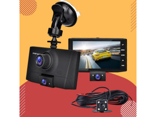 FHD Driving recorder - Videoregistrator Auto cu 3 Camere foto 1