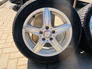 205/55R16 91H летняя резина и диски от Mercedes оригинал foto 3