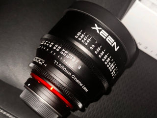 Xeen 50mm t1.5 Canon ef