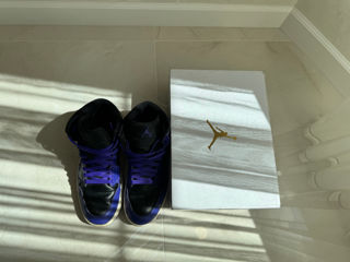 Продам Оригинальные Air Jordan 1 Mid Purple Black В Отличном Состоянии! foto 5