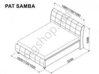 Dormitor Ambianta Samba Beige 1600 mm. Posibil în credit!! foto 4