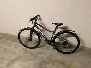 Гибридный велосипед B'TWIN, Alum 6061, Лёгкий, прочный, красивый! foto 6