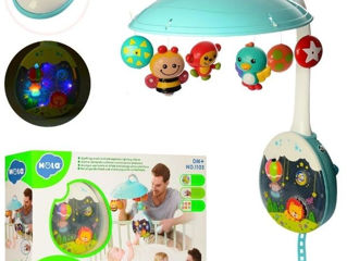 Caruselul muzical cu proiector Hola Toys Celestial Mobile