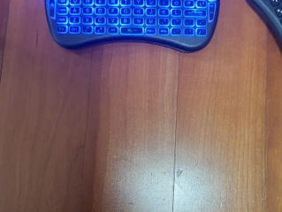 Mini tastatură cu touchpad - Беспроводная мини-клавиатура с подсветкой! foto 2