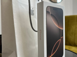 iPhone 16 Pro Max, 256 gb,  Natural Titanium sigilat!